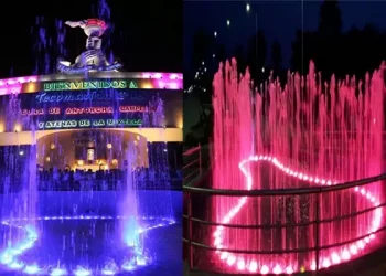 Tecomatlan Pue Water Music Fountain Project, Mexico
