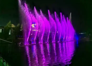 2022 Taohuayuan Park Musical Fountain project, China1