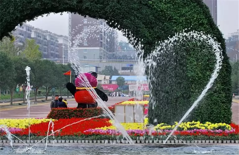 Changsha Ecological Zoo Water Musical Fountain, China