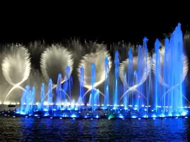 China’s Top Most Beautiful Muscial Dancing Fountains The Chaozhou Muscial Fountains & Water Screen Movie