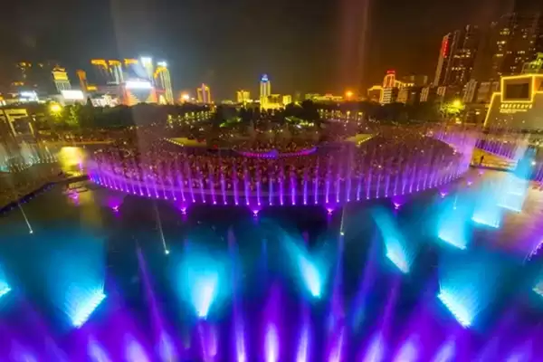 musical dancing fountain