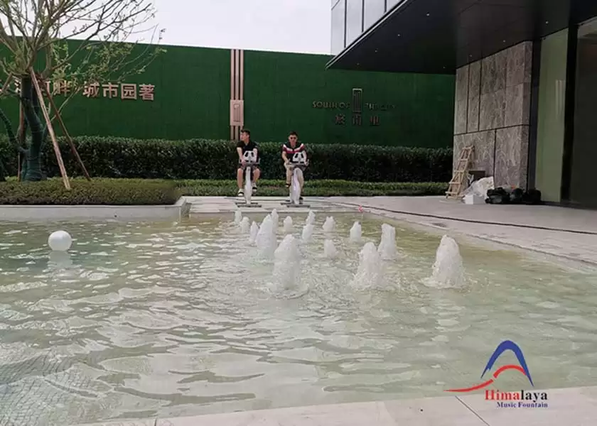 Jiangxi Jinmao Interactive Bicycle Fountain Project, China