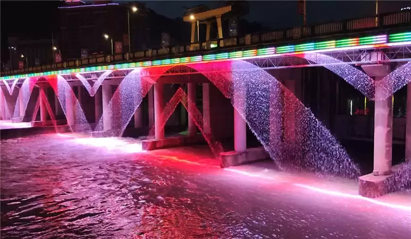 digital water curtain