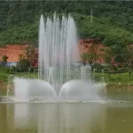 Swan Lake Large Floating Fountain water Dancing Fountain, China1