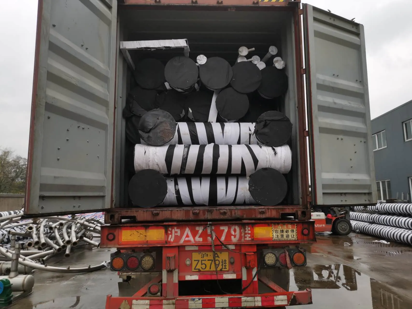 Float pipes of Musical Fountain Equipment shipment