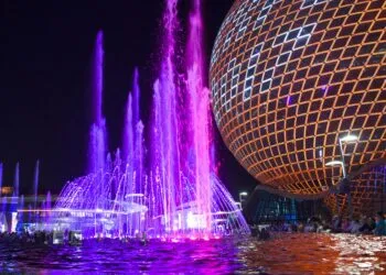 Astana Expo Music Fountain