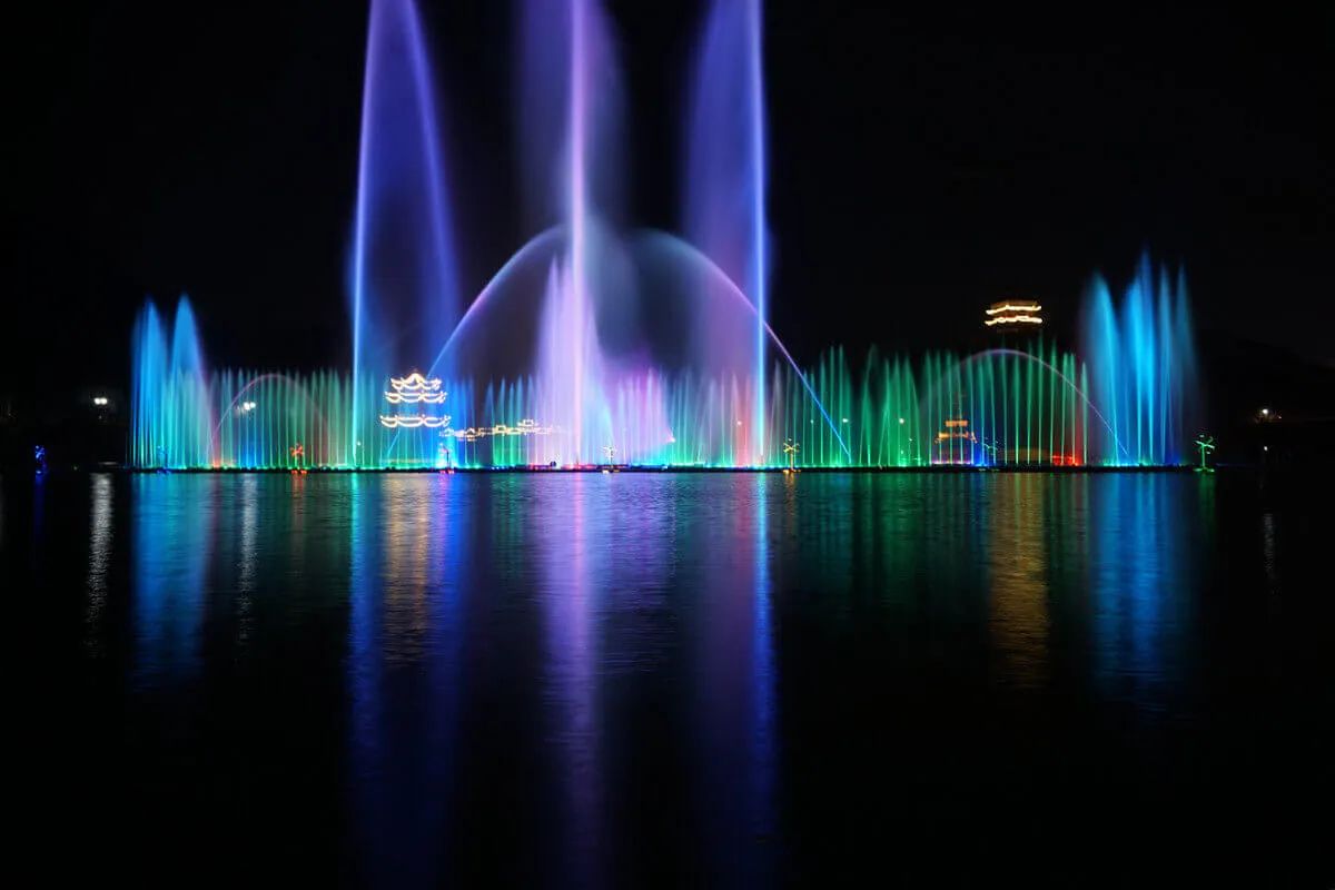 music fountain show