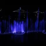 floating music fountain نافورة موسيقية عائمة