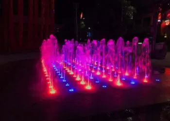 dry floor fountain