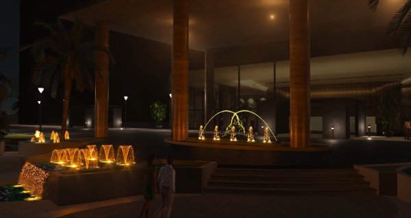 music dancing fountain project