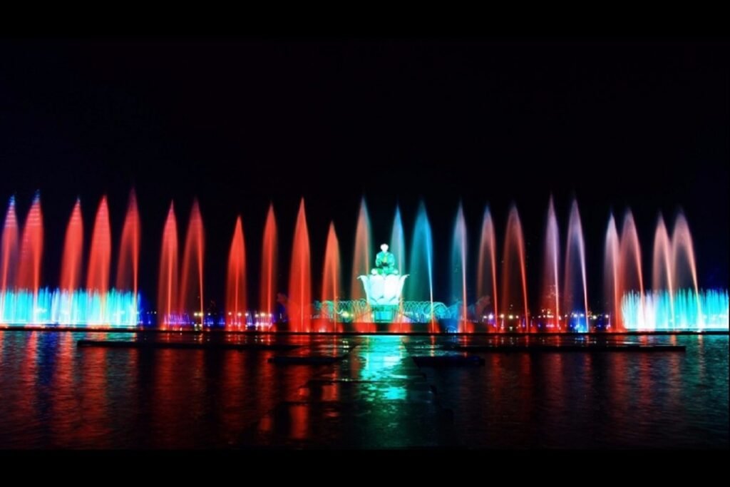 Dancing fountain show shows de fontes dançantes