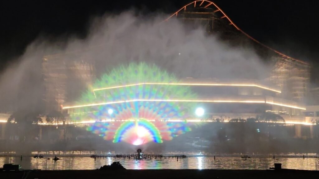 Fonte de projeção de tela de água para eventos – Malásia 16 Water Screen Projection Fountain for Events
