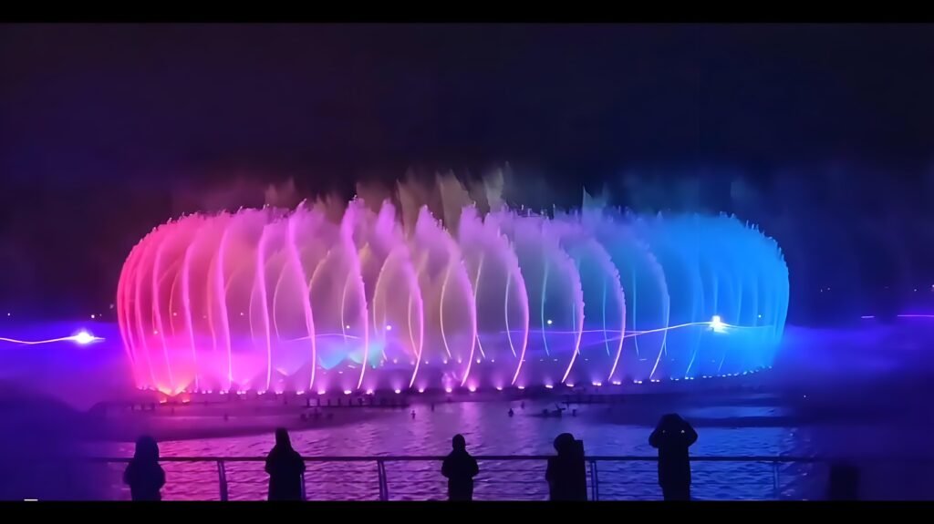 Fontes dançantes no Turcomenistão: uma mistura hipnotizante de água, luz e música 4 Dancing Fountains in Turkmenistan
