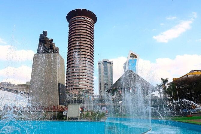 A Fonte Dançante KICC no Quênia, África 1 KICC dancing fountain